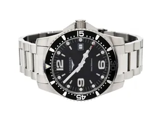 Longines HydroConquest L3.740.4.56.6 Stainless steel Black