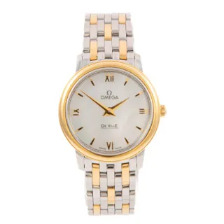 Omega De Ville 424.20.27.60.05.001 Yellow gold White