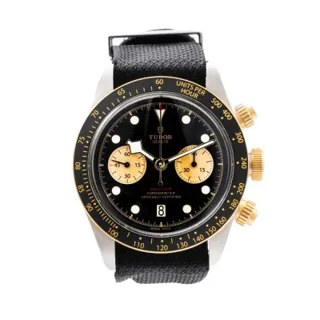 Tudor Black Bay Chronograph 79363N Stainless steel and 18k yellow gold Black