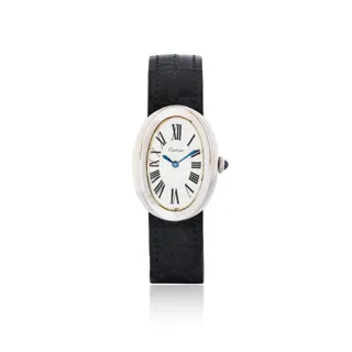 Cartier Baignoire 18k white gold White