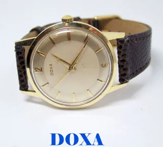 Doxa 10315 14k yellow gold White