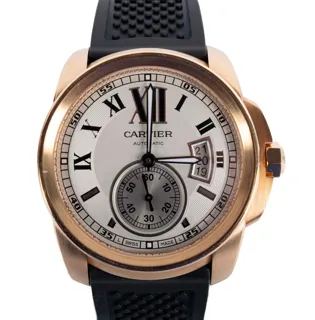 Cartier Calibre de Cartier 3300 18k rose gold Silver