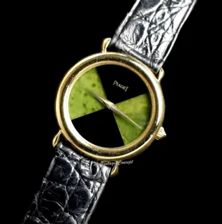 Piaget 9040 C04259 Yellow gold Onyx$Jadeite