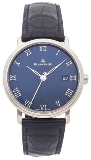 Blancpain Villeret Ultra-Slim 6223c-1529-55a White gold Blue