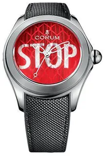 Corum Bubble L082/03232 Stainless steel Red