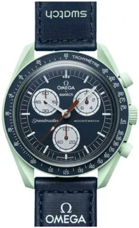 Omega Mission To Earth SO33G100 Bioceramic Blue