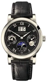 A. Lange & Söhne Langematik 310.026 White gold Black