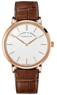 A. Lange & Söhne Saxonia 211.033 Rose gold Silver