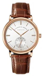 A. Lange & Söhne Saxonia 380.033 Rose gold Silver