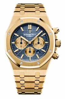 Audemars Piguet Royal Oak Yellow gold Blue