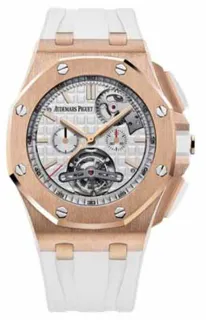 Audemars Piguet Royal Oak Offshore Tourbillon  26540OR.OO.A010CA.01 Ceramic and Rose gold White