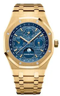 Audemars Piguet Royal Oak Perpetual Calendar 26574BA.OO.1220BA.01 Yellow gold Blue