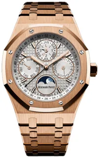 Audemars Piguet Royal Oak Perpetual Calendar 26574OR.OO.1220OR.01 Rose gold Silver