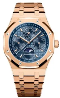 Audemars Piguet Royal Oak Perpetual Calendar 26574OR.OO.1220OR.03 Rose gold Blue