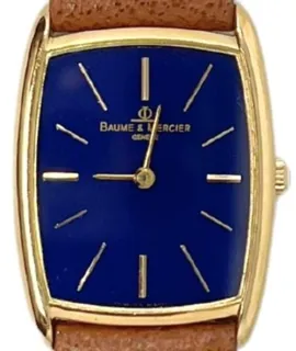 Baume & Mercier 37061 18k yellow gold Blue