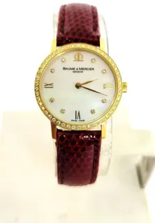 Baume & Mercier 65523 18k yellow gold White