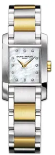 Baume & Mercier Diamant M0A08738 Yellow gold and Stainless steel White