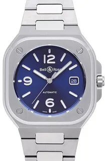 Bell & Ross Instruments BR05A-BLU-ST/SST Stainless steel Blue