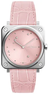 Bell & Ross BR S PINK DIAMOND EAGLE BRS-EP-ST/SCR Stainless steel pink