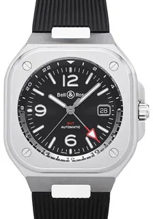 Bell & Ross Urban BR05G-BL-ST/SRB Stainless steel Black