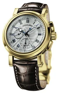 Breguet Marine Chronograph 5827BA/12/9Z8 18k yellow gold Silver