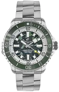 Breitling superoc E10379D31L1E1 Titanium$Stainless steel Green