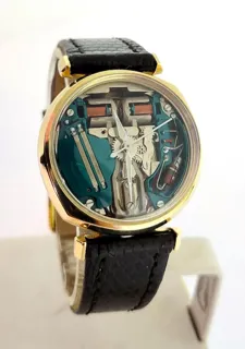 Bulova Accutron Spaceview Yellow gold Golden