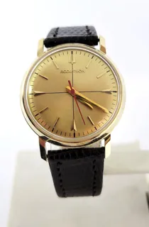 Bulova Accutron 14k yellow gold Champagne