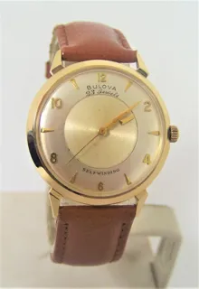 Bulova Mystery Dial Yellow gold White