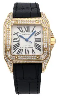 Cartier Santos 18k yellow gold White