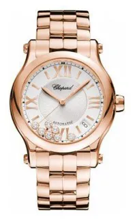 Chopard Happy Sport Rose gold Silver