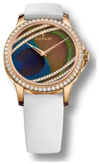 Corum Artisans Feather 110.601.85/0049 18k rose gold Skeletonized