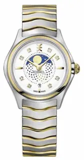 Ebel Wave Moonphase Diamond Stainless steel Silver