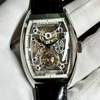 Franck Muller Cintree Curvex 8880 T SQT Stainless steel Skeletonized