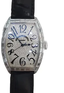 Franck Muller Cintree Curvex 5850 SC BAG CD 18k white gold