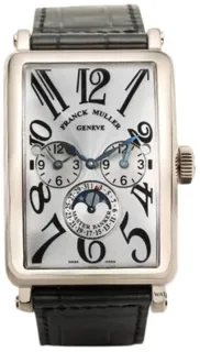 Franck Muller Long Island Master Banker 1350 MB L DT 18k yellow gold Silver