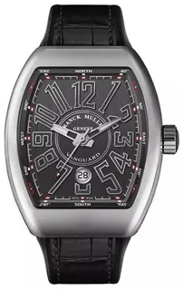 Franck Muller Vanguard V 45 SC DT AC BR NR Stainless steel Black