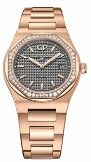 Girard-Perregaux Laureato 18k rose gold Gray