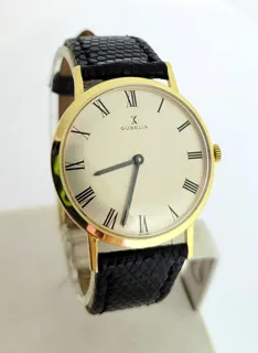 Gübelin 33mm Yellow gold White