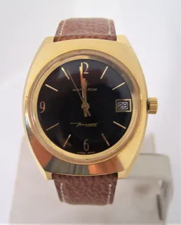 Hamilton Thin-O-Matic Yellow gold Black