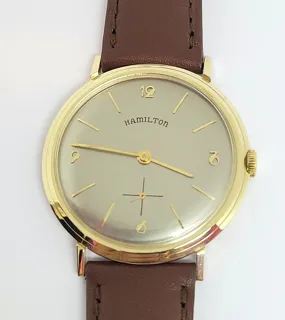 Hamilton 14k yellow gold Gray