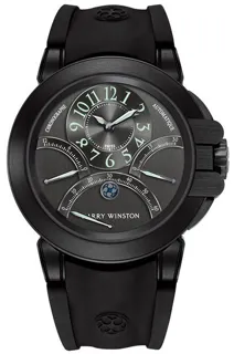 Harry Winston Ocean Triple Retrograde Chronograph OCEACT44ZZ003 44mm 18k white gold Black