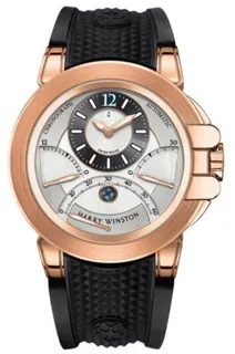 Harry Winston Ocean Triple Retrograde Chronograph OCEACT44RR022 44mm 18k rose gold Silver