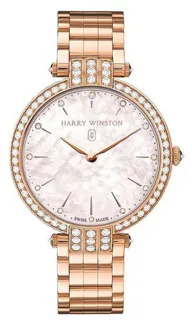 Harry Winston Premier PRNQHM36RR002 18k rose gold White