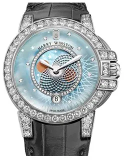 Harry Winston Lady Moon Phase OCEQMP36WW023 18k white gold White