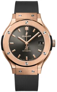 Hublot Classic 565.OX.7081.RX Yellow gold Gray