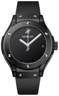 Hublot Classic 581.CX.1270.RX.MDM 33mm Black ceramic Black