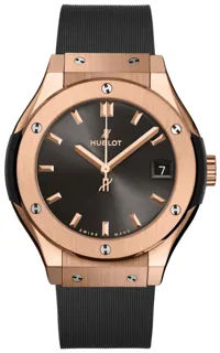 Hublot Classic 581.OX.7081.RX Yellow gold Gray