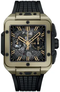 Hublot Square Bang 821.MX.0130.RX 42mm Yellow gold Skeletonized