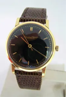 IWC Shaffhausen R 1205 18k yellow gold Black